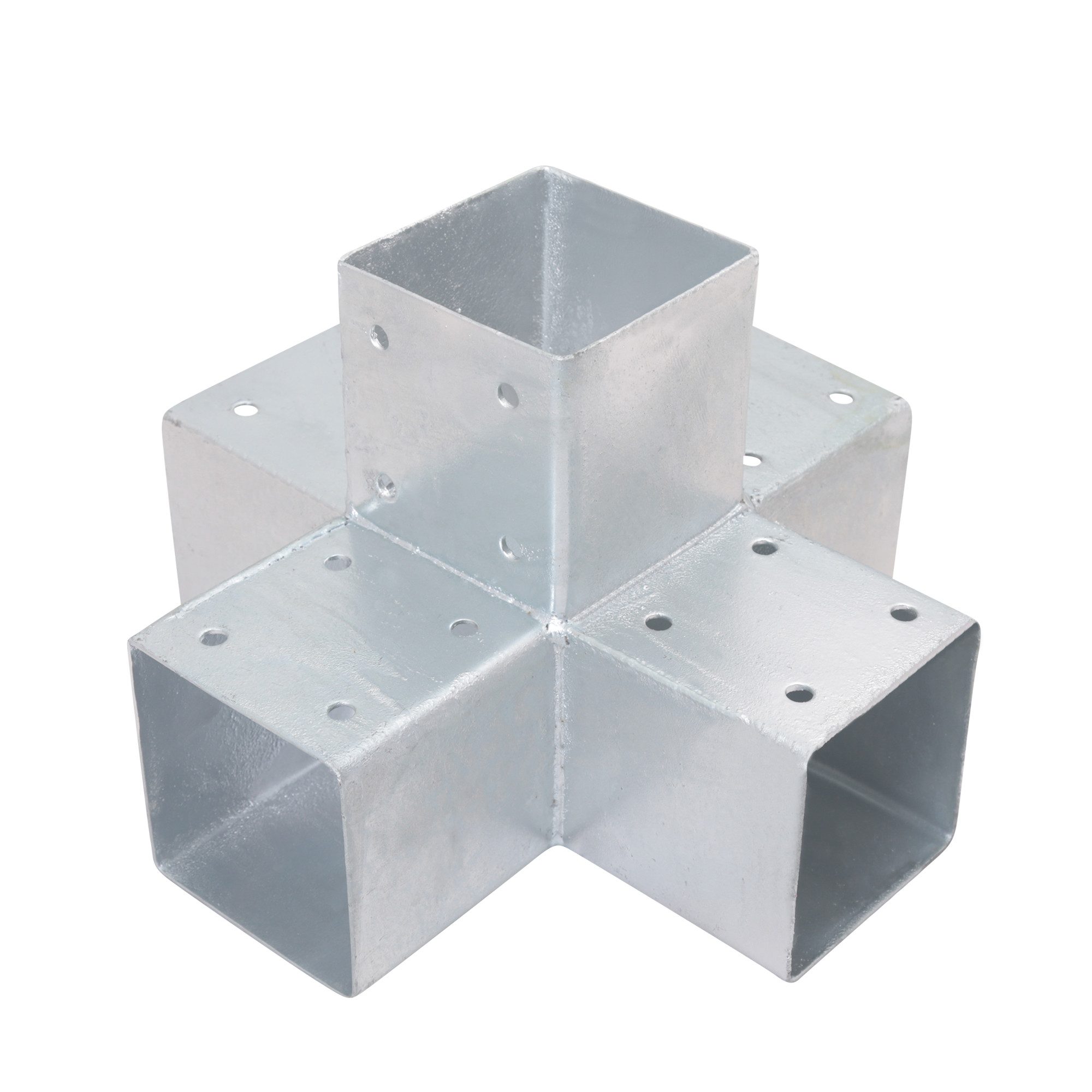ROG-Gardenline Montagezubehör HOLZVERBINDER FÜR 90x90 MM BALKEN (HEB-24 KREUZMODELL), verzinkter Stahl