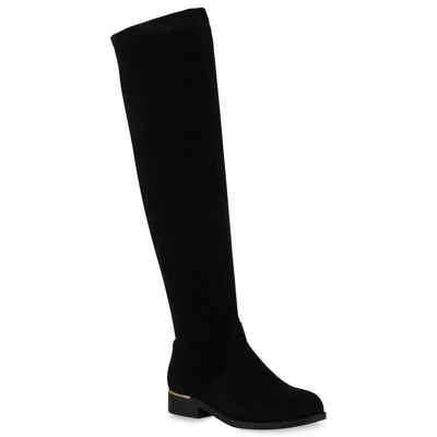 VAN HILL 812267 SM 7570-PG[IL]0-76(Gefuttert)[SM] Damen Stiefel Overkneestiefel Schuhe