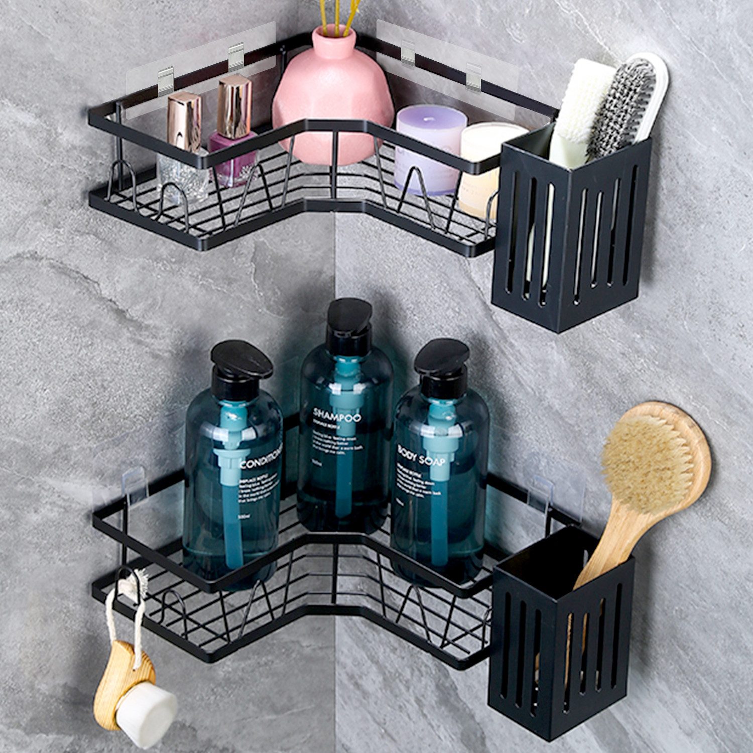 BRAIDOL Badregal Duschablage ohne Bohren Duschablage Ecke Badezimmer Regal günstig online kaufen