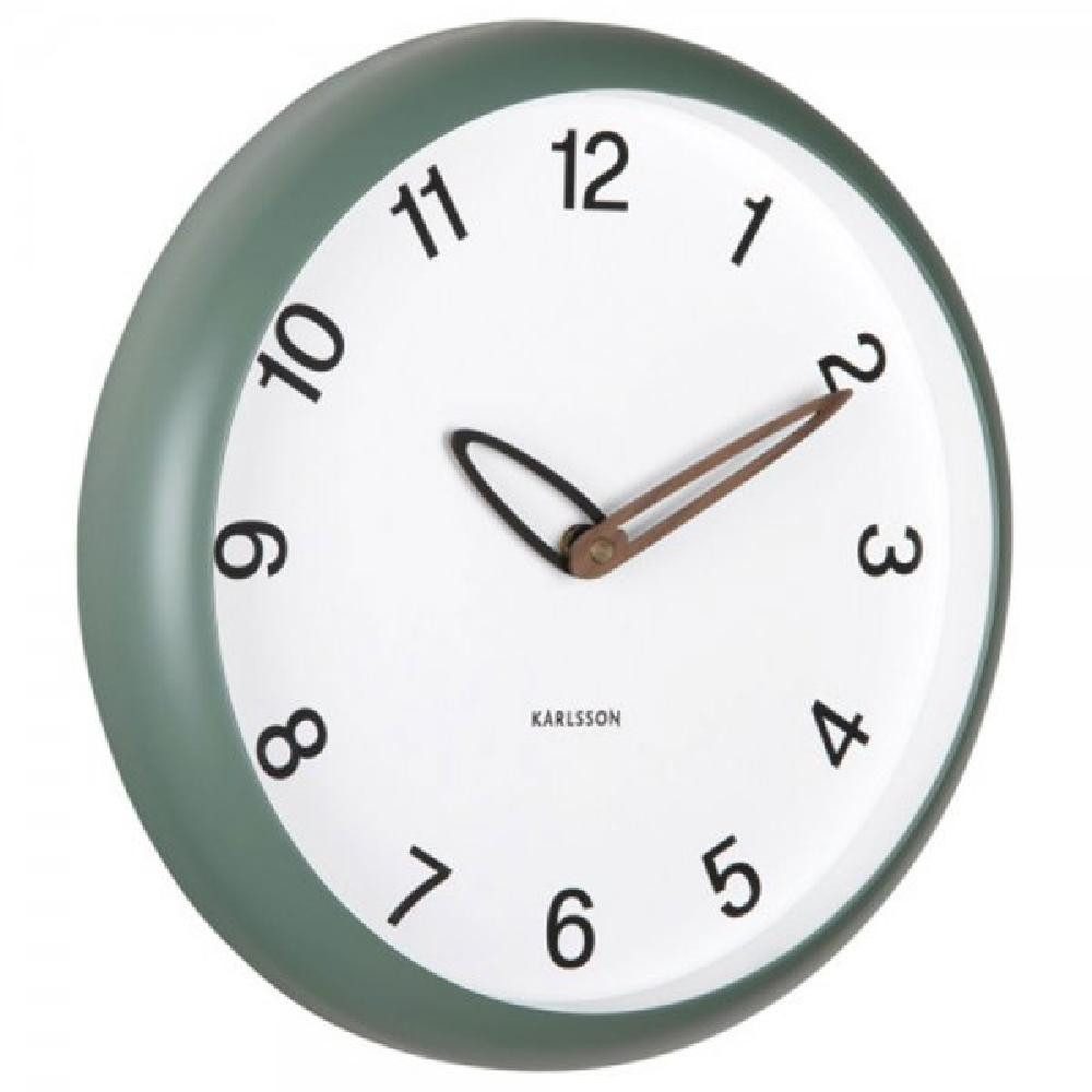 Karlsson Uhr Wanduhr Bella Jungle Green