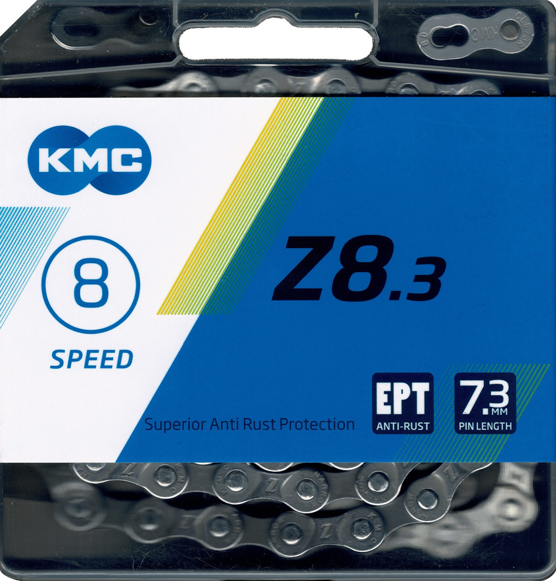 KMC Fahrradkette KMC Z8.3 EPT Kette 8 fach Anti-Rost Fahrradkette 114 Links