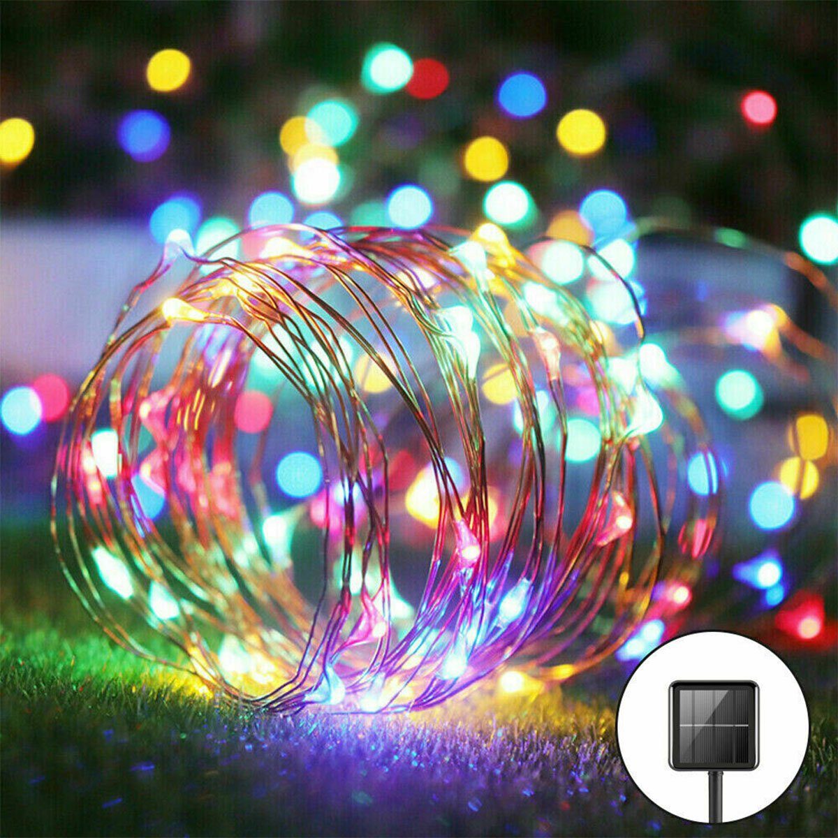 oyajia LED Solarleuchte 12M 100LEDs / günstig online kaufen
