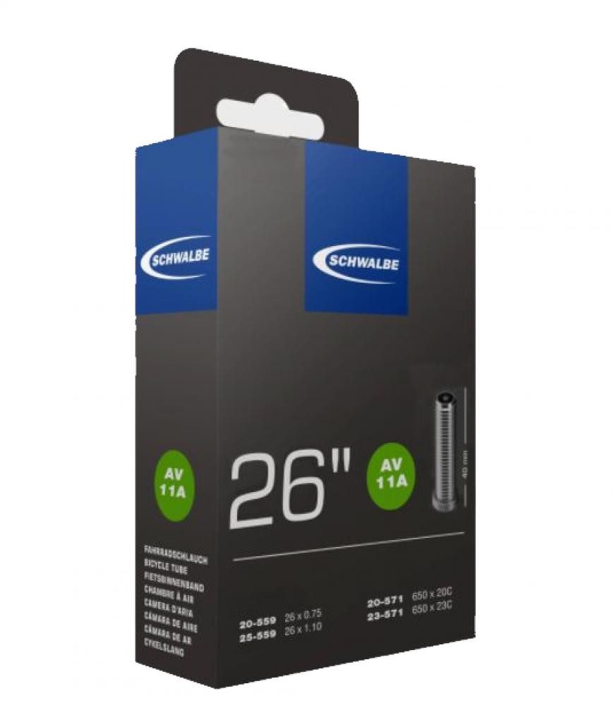 Fahrradschlauch Schwalbe Schlauch AV11A 20/25-559/571 AV 40mm 20 Zoll - zuverlässiger