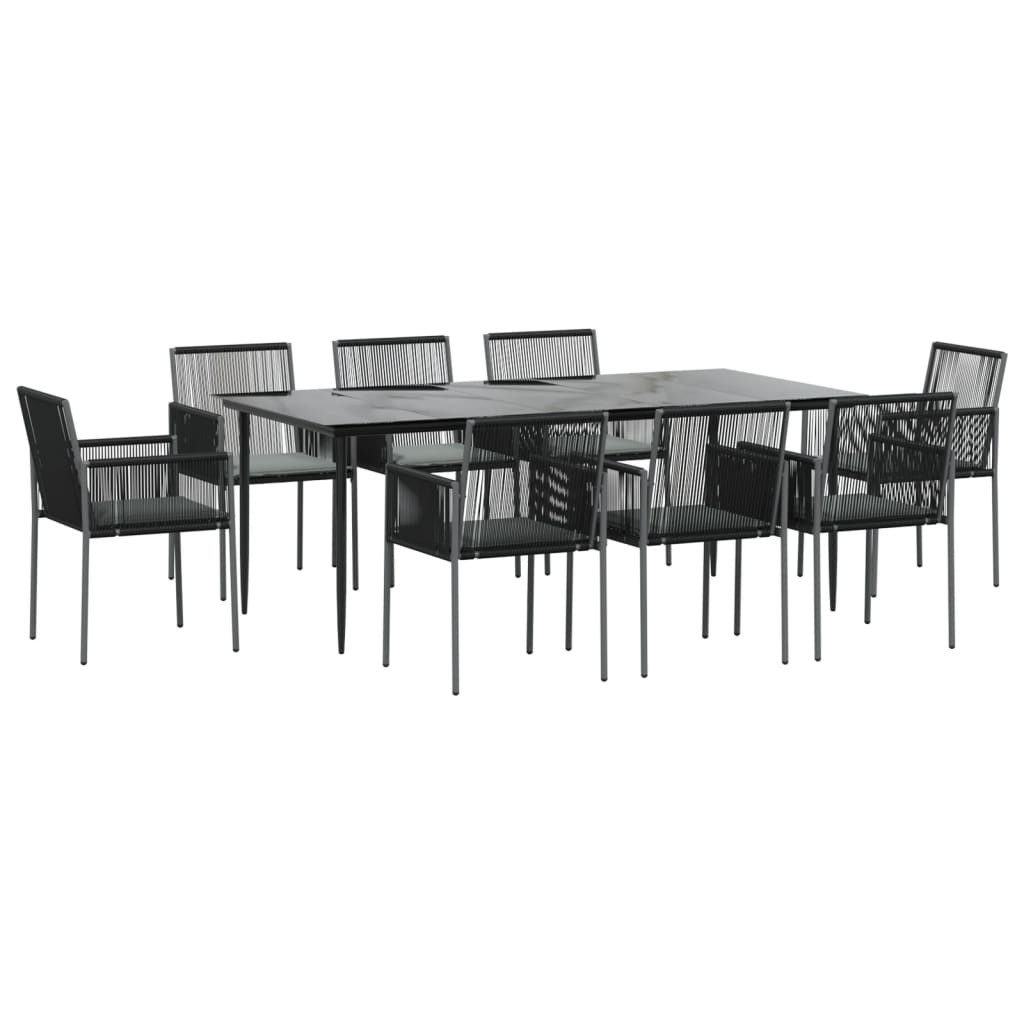 vidaXL Garten-Essgruppe 9-tlg. Garten-Essgruppe mit Kissen günstig online kaufen