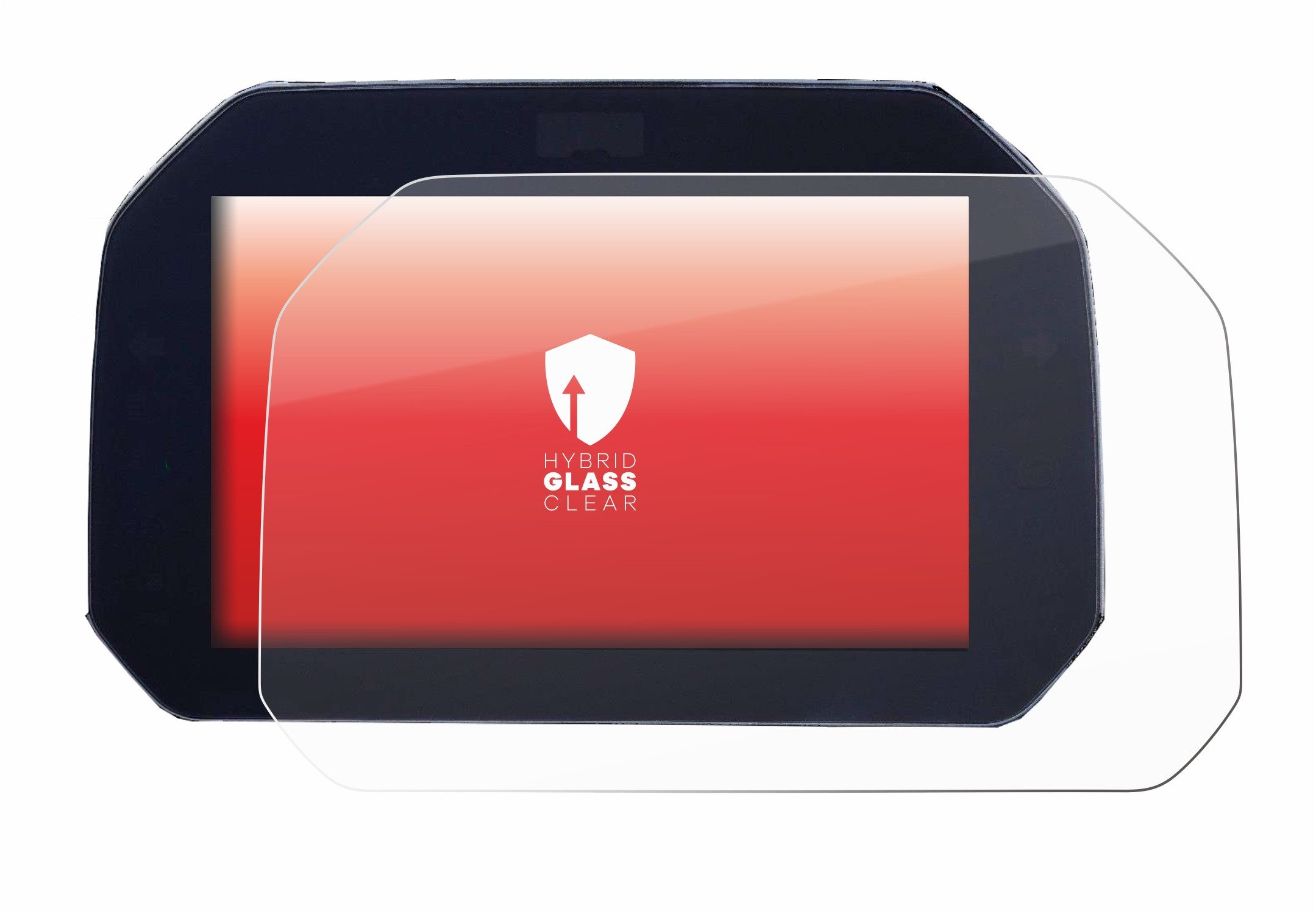 upscreen Displayschutzglas Folie für BMW S 1000 XR K69 2024 TFT 6.5", Schutzfolie Glas Panzer Display Schutz klar