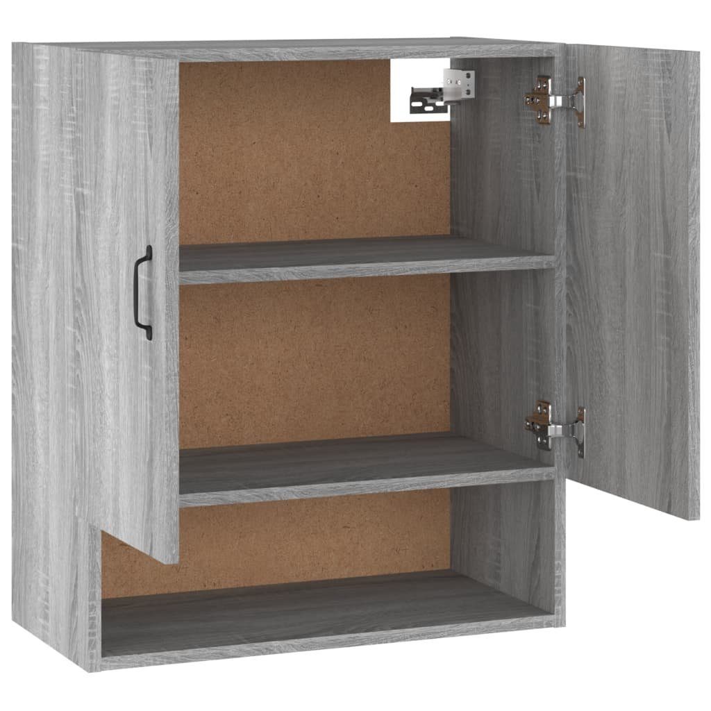 (1-St) Grau Sonoma Fächerschrank 60x31x70 cm Wandschrank Holzwerkstoff vidaXL