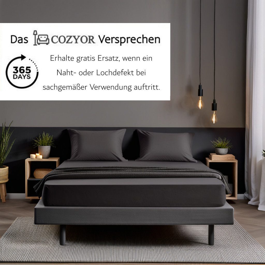 Cozyor Spannbettlaken 2er Set weich 90x190, 90x200, 140x200, 160x200, 180x2 günstig online kaufen