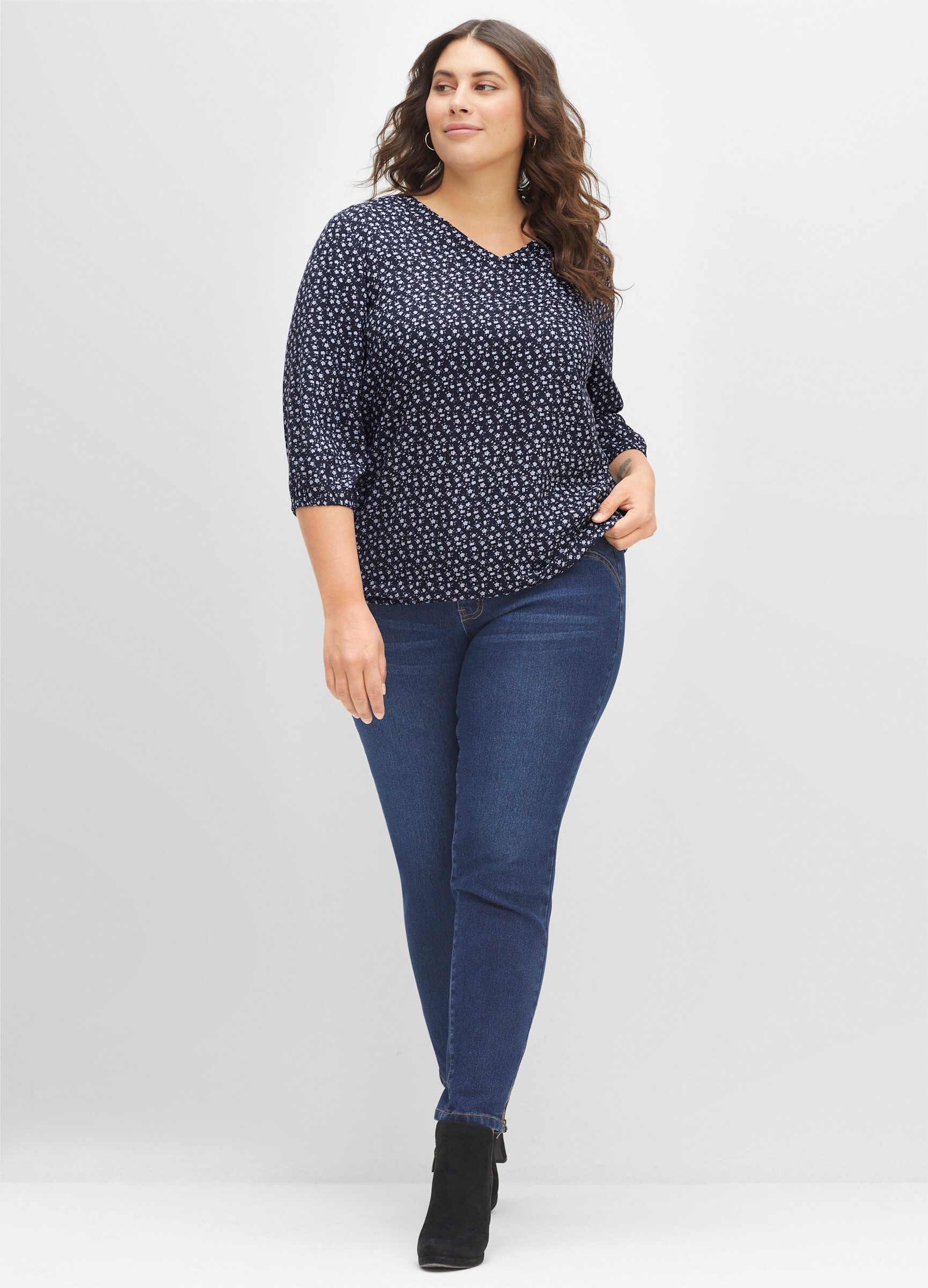 Sheego Klassische Bluse Tunika . günstig online kaufen