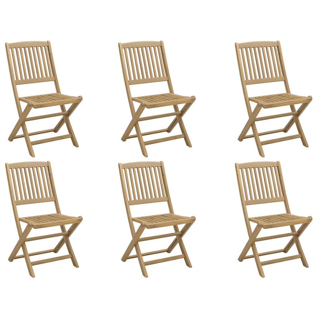 vidaXL Gartenstuhl Gartenstühle 6 Stk. Klappbar günstig online kaufen