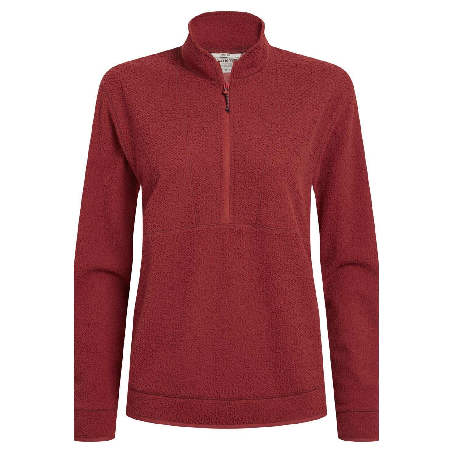 Craghoppers Trekkingjacke Craghoppers - Complite Fleece Halfzip Damen Sport Zipper, red