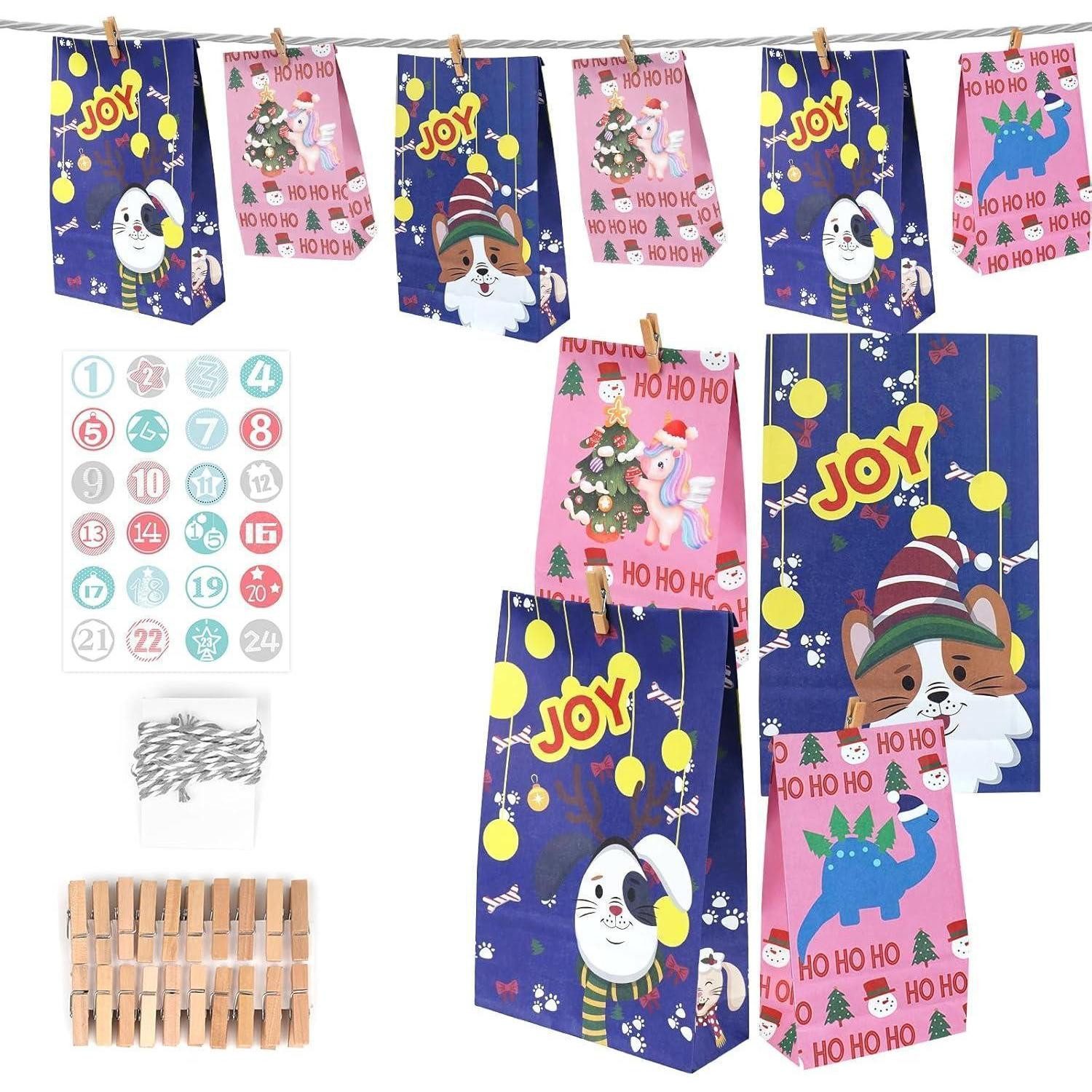 LuxusKollektion befüllbarer Adventskalender Adventskalender XXL Basteln Selber Machen DIY Geschenktüten