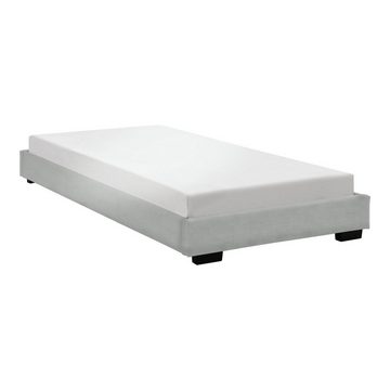 Corium Polsterbett, »Masari« Modernes Bett 90x200cm mit Lattenrost weiß Kunstleder