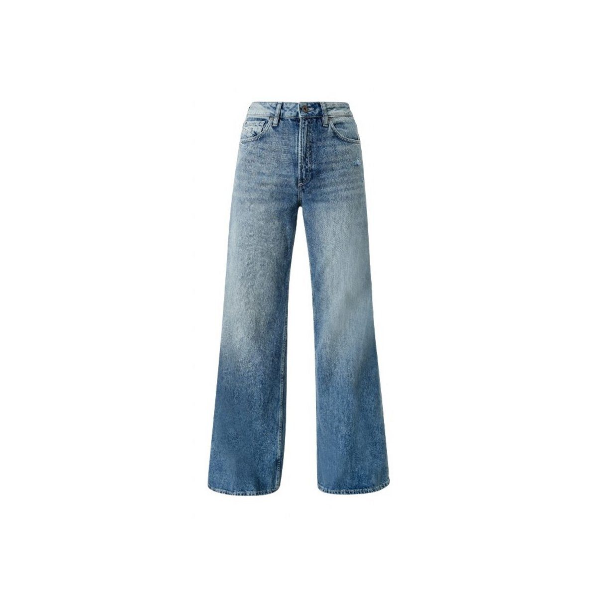 blau (1-tlg) QS 5-Pocket-Jeans