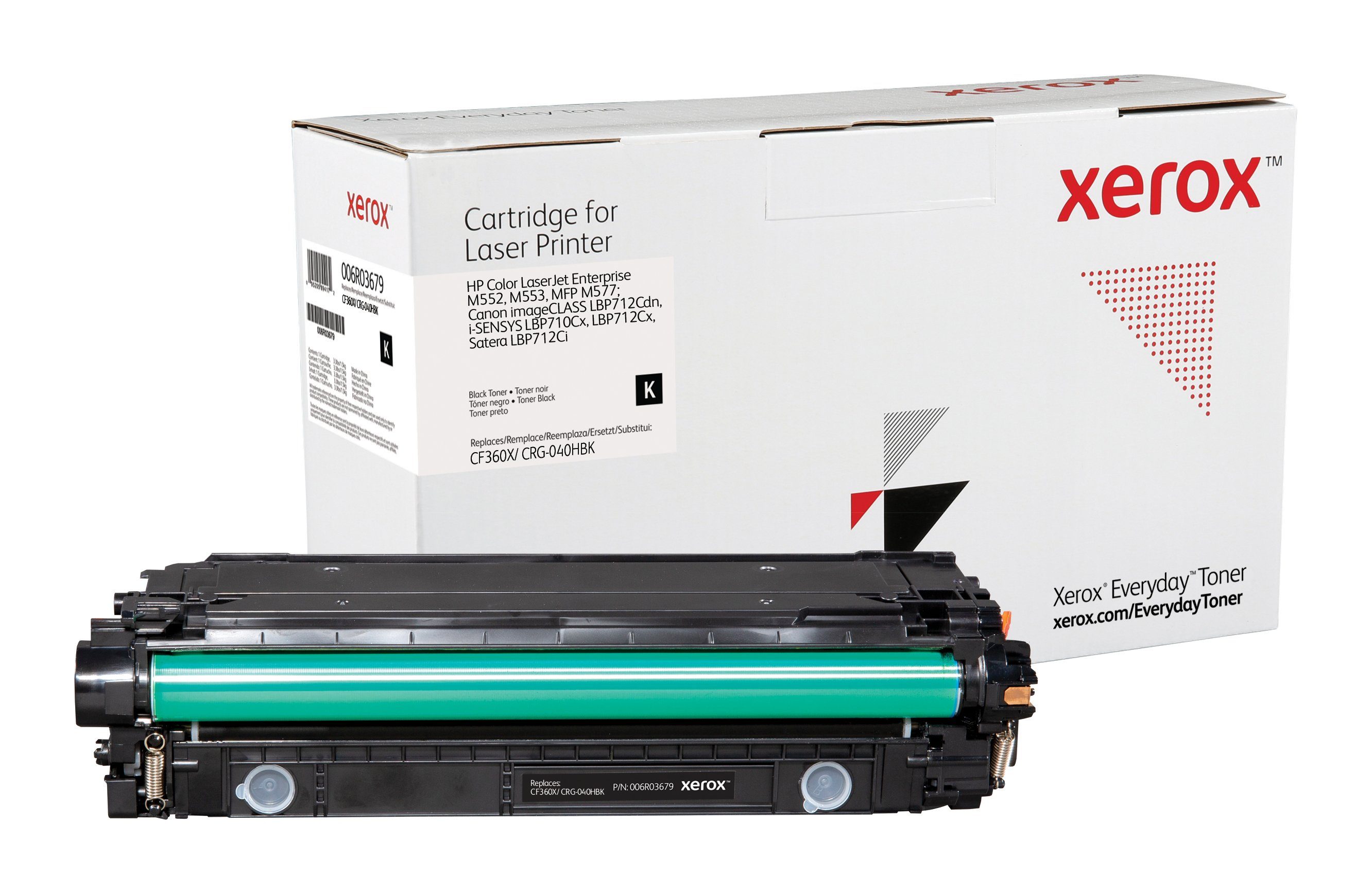 Everyday Toner (CF360X/ Tonerpatrone CRG-040HBK) Schwarz HP kompatibel 508X Xerox mit