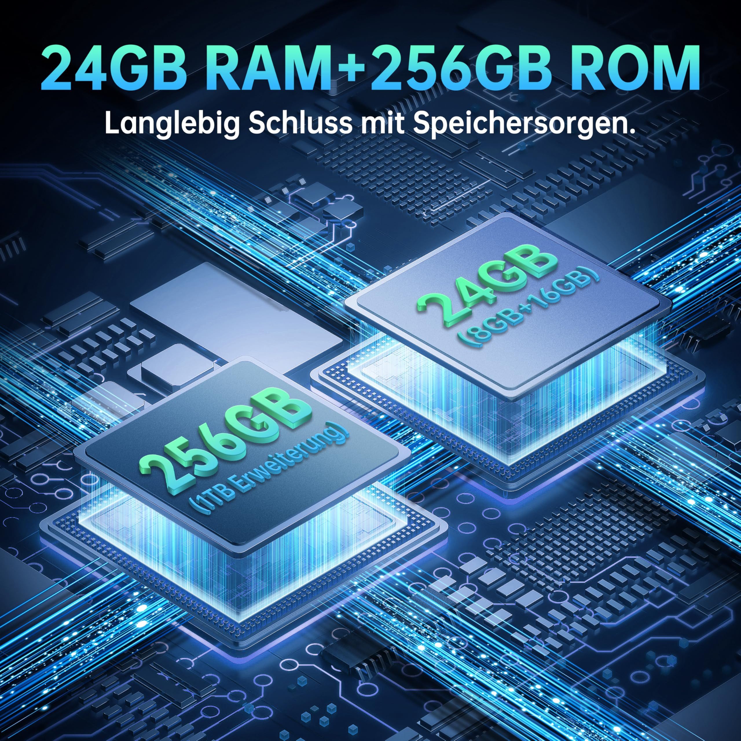 OUKITEL C59 Pro 24+256GB Androide 15 Smartphone (17,48 cm/6.88 Zoll, 256 GB Speicherplatz, 13 MP Kamera, 6,88 Zoll HD+ Display, 10000mAh, Octa-Core, Dual SIM 4G, GPS)