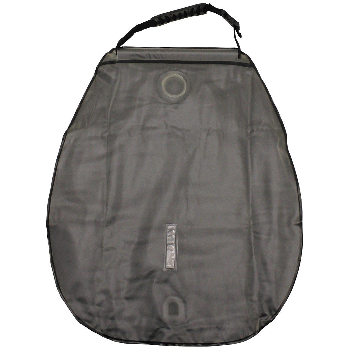 MFH Solardusche Solar Dusche, "Deluxe", 20 l, oliv, mit Transportbeutel, bis zu 50°, Thermometer, Campingdusche