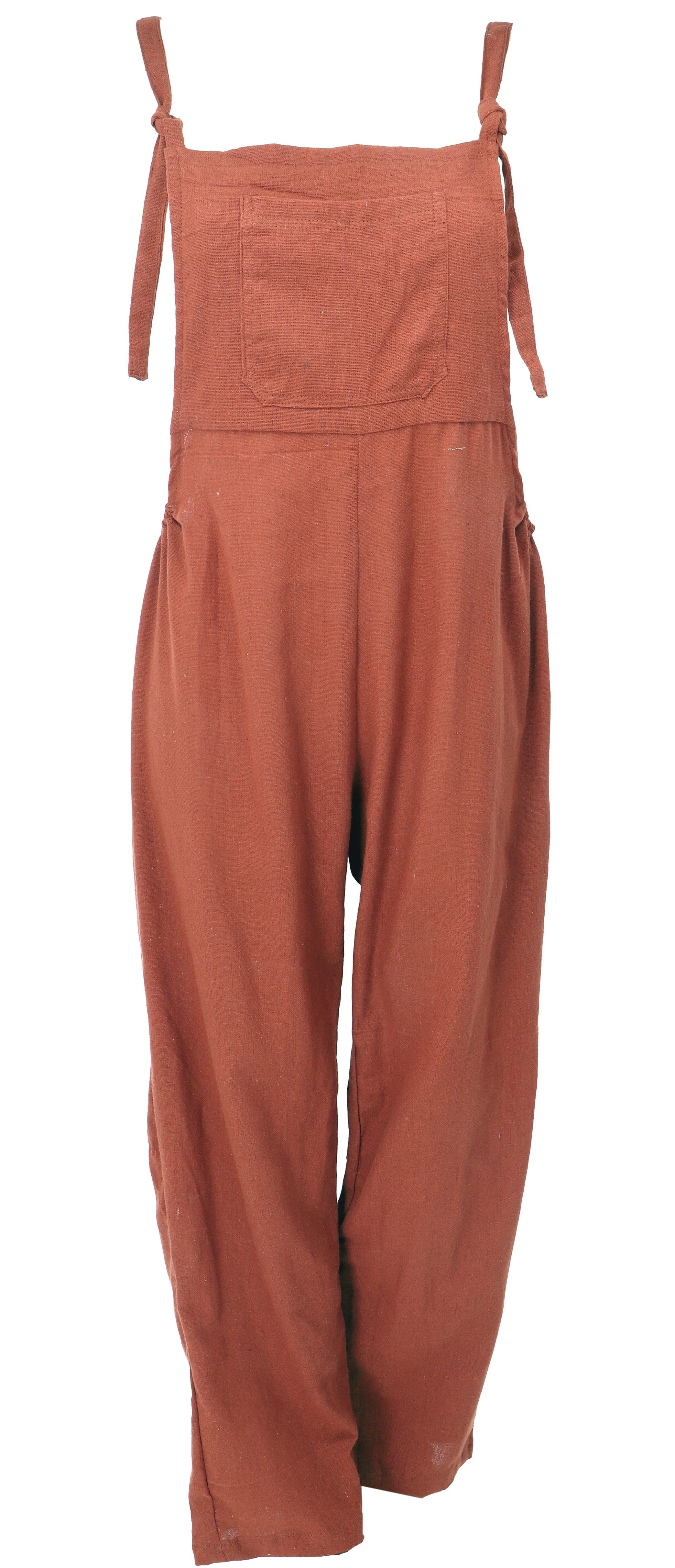 Guru-Shop Relaxhose Natürliche Boho Latzhose, Sommerlatzhose,.. günstig online kaufen