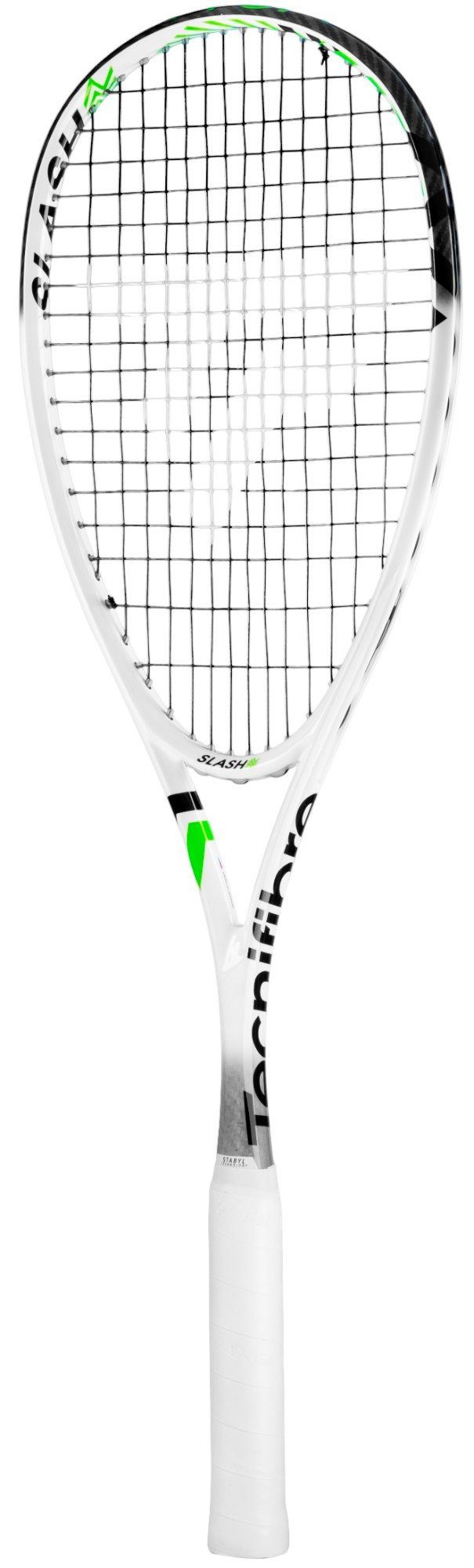 Tecnifibre Squashschläger Slash 135 Power 135g/kopflastig 2025 weiss - besaitet