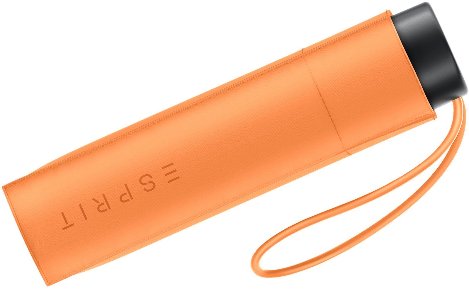 Esprit Taschenregenschirm Damen Super klein, den Mini FJ Trendfarben neuen Petito Regenschirm winzig orange 2023, in