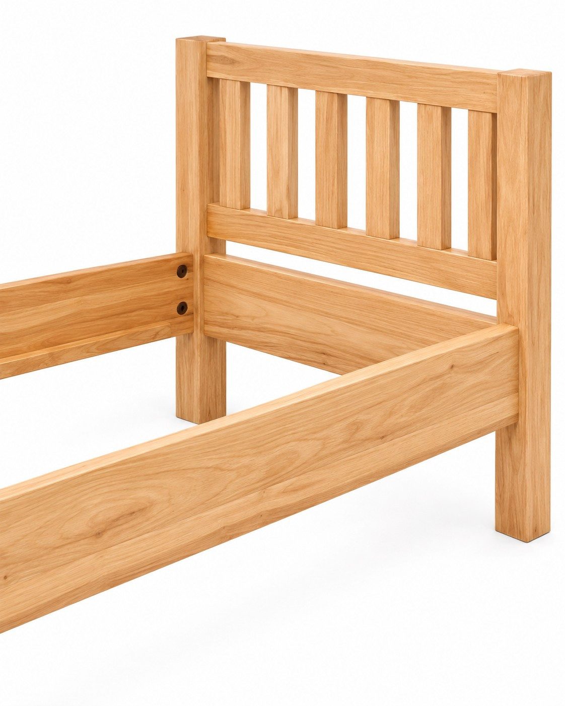 bv-vertrieb Massivholzbett Komfortbett Kernbuche 44cm Bettseitenhöhe Seniorenbett 100x200 #3320