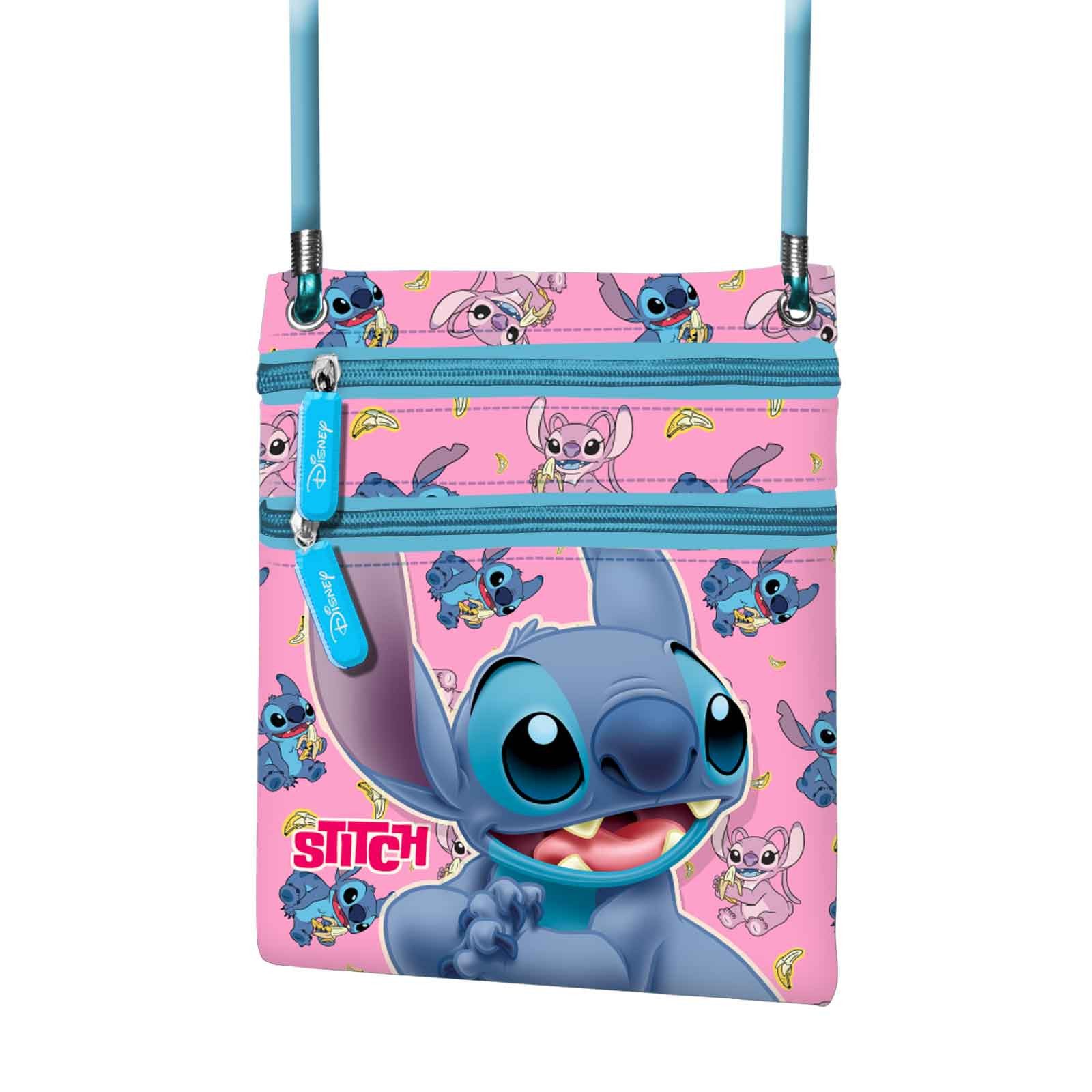 Schultertasche Schultertasche Surprise Stitch Schultergurt Reißverschluss Blau