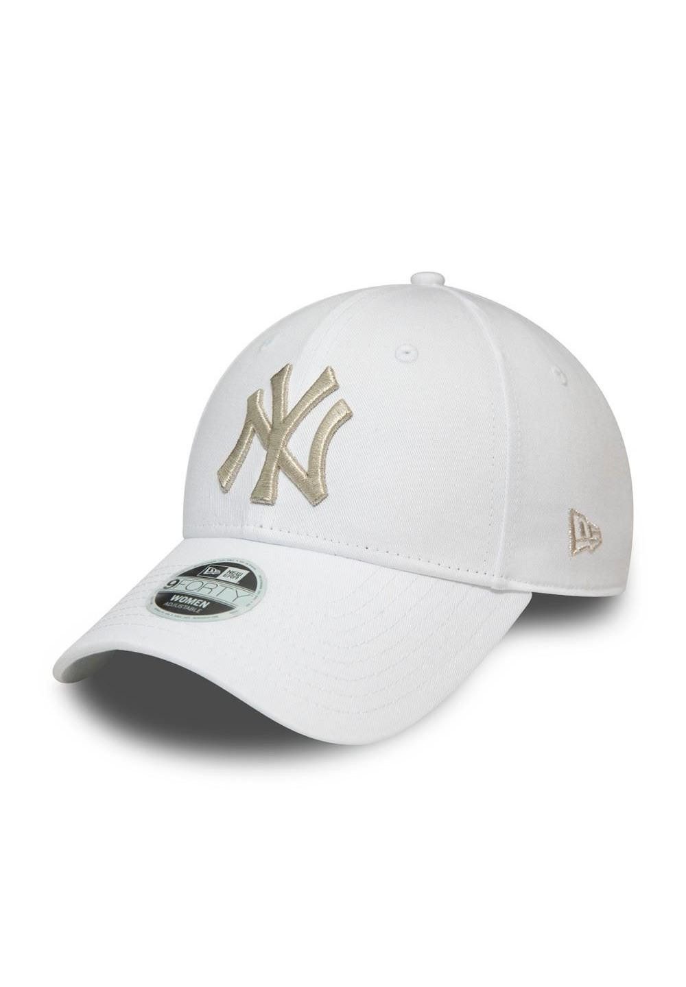 Baseball Cap New York Yankees MLB Metallic Logo 9Forty Adjustable Women Cap New Era