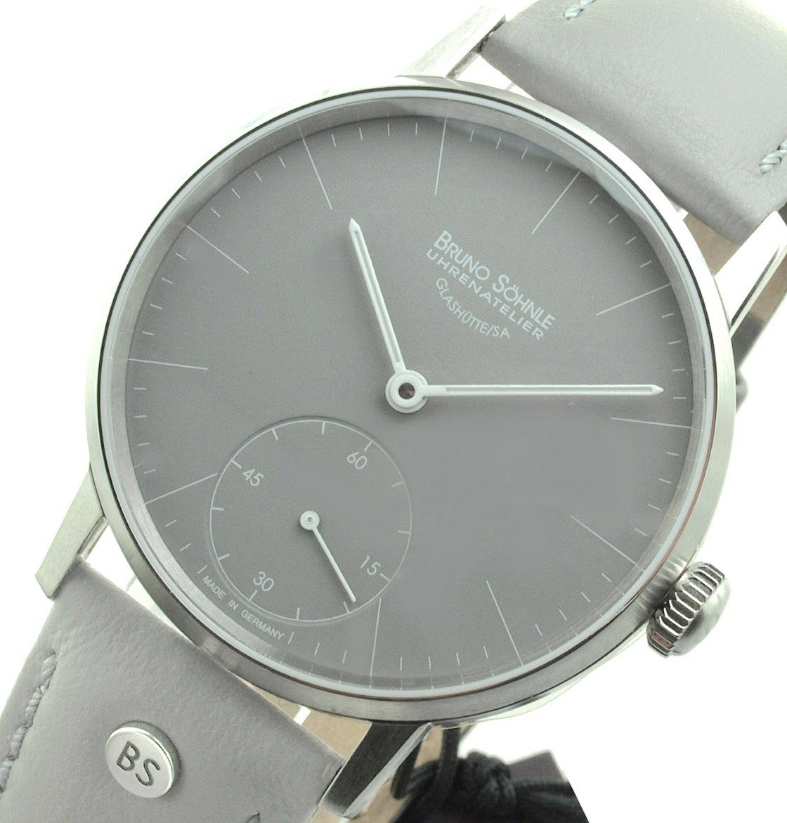BRUNO SÖHNLE Mechanische Uhr Herrenuhr 17-11190-841 Handaufzug Unitas 6498 Neu OVP, Gehäuseboden: verschraubter Gehäuseglasboden