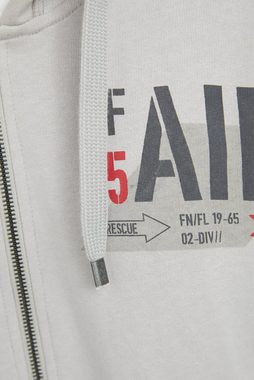Finn Flare Sweatjacke mit Front-Reißverschluss