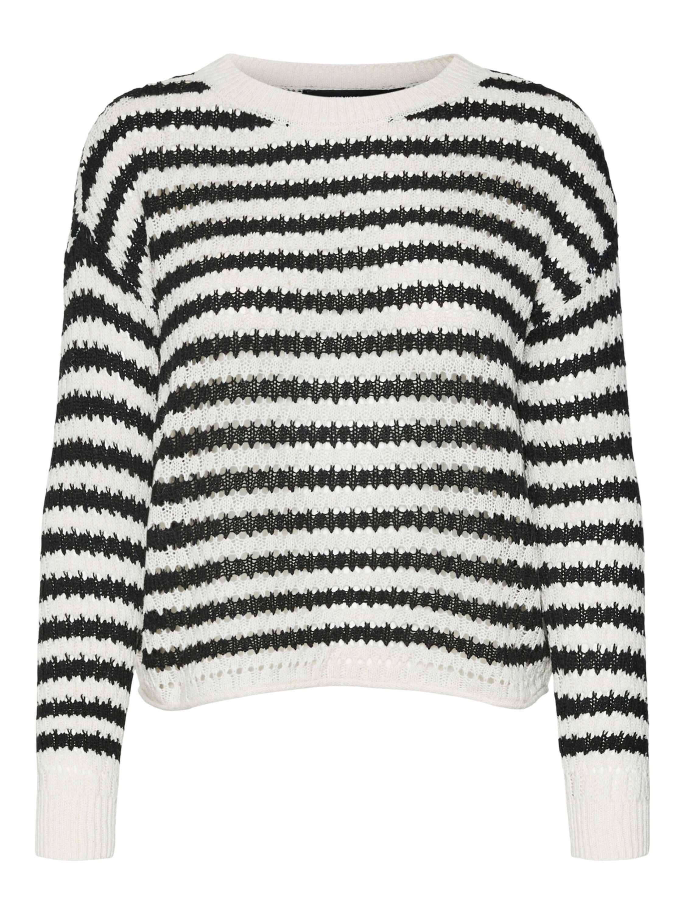 Vero Moda Strickpullover SPRING (1-tlg) Lochmuster günstig online kaufen