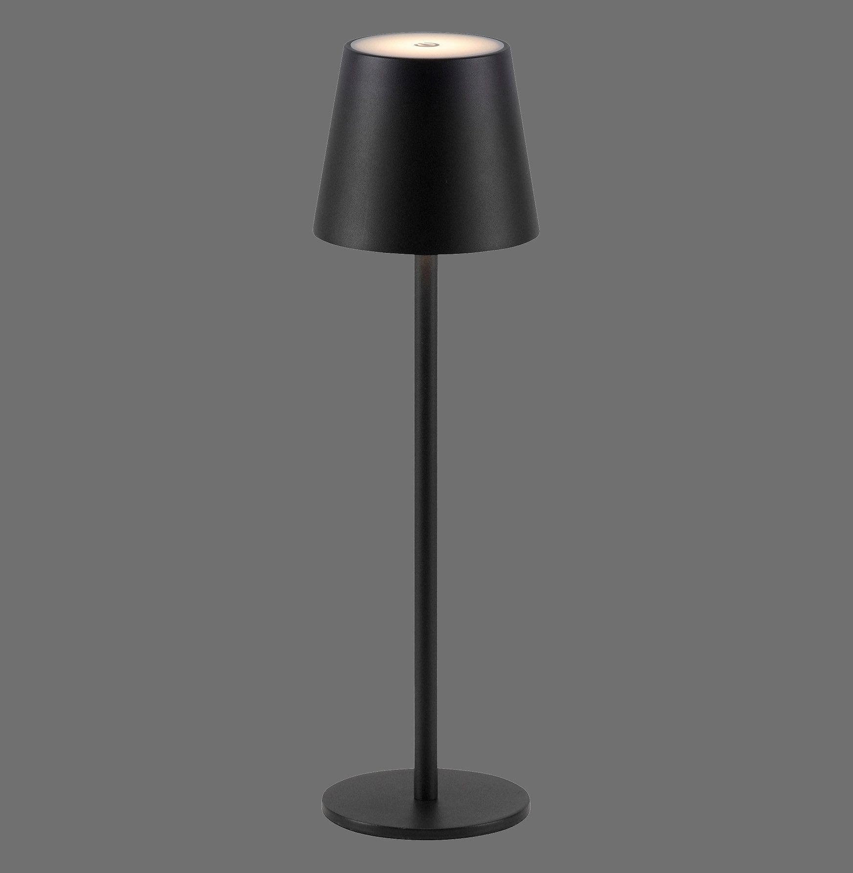 JUST LIGHT LED Tischleuchte EURIA, 2er Set, Dimmfunktion, Memory, nach Trennung vom Netz, LED fest integriert, Warmweiß, LED Akku Tischlampe
