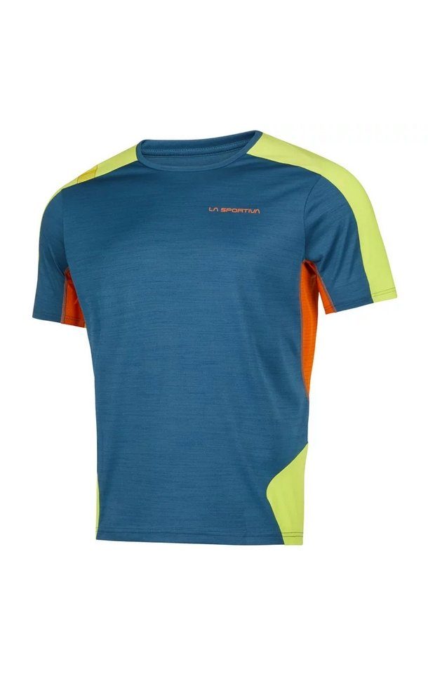 La Sportiva Funktionsshirt Compass T-Shirt M Storm Blue/Lime Punch Storm  Blue/Lime Punch