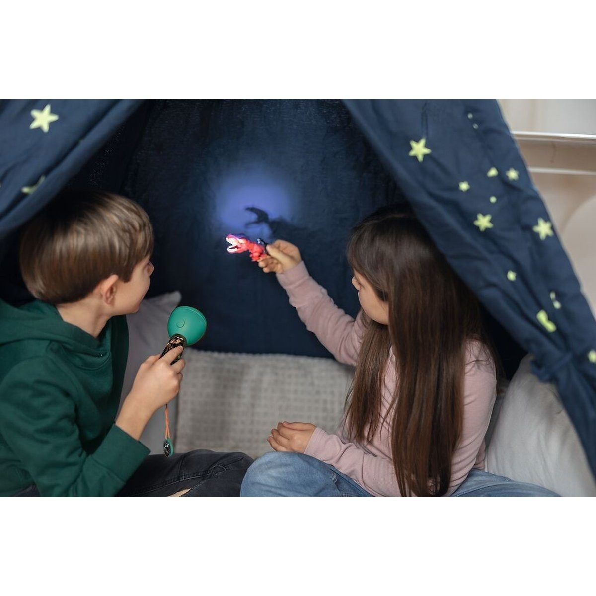 moses Taschenlampe Kinder-Taschenlampe mit LED & USB – bunt, robust & wiederaufladbar