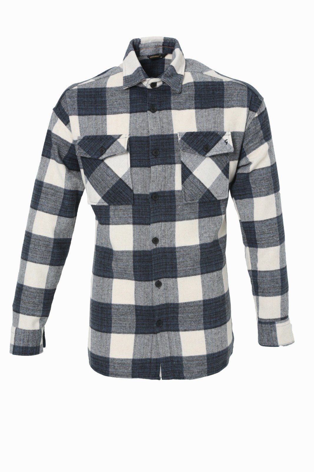 Megaman Jeans Flanellhemd Flanellhemd H-265 Flanellhemd günstig online kaufen