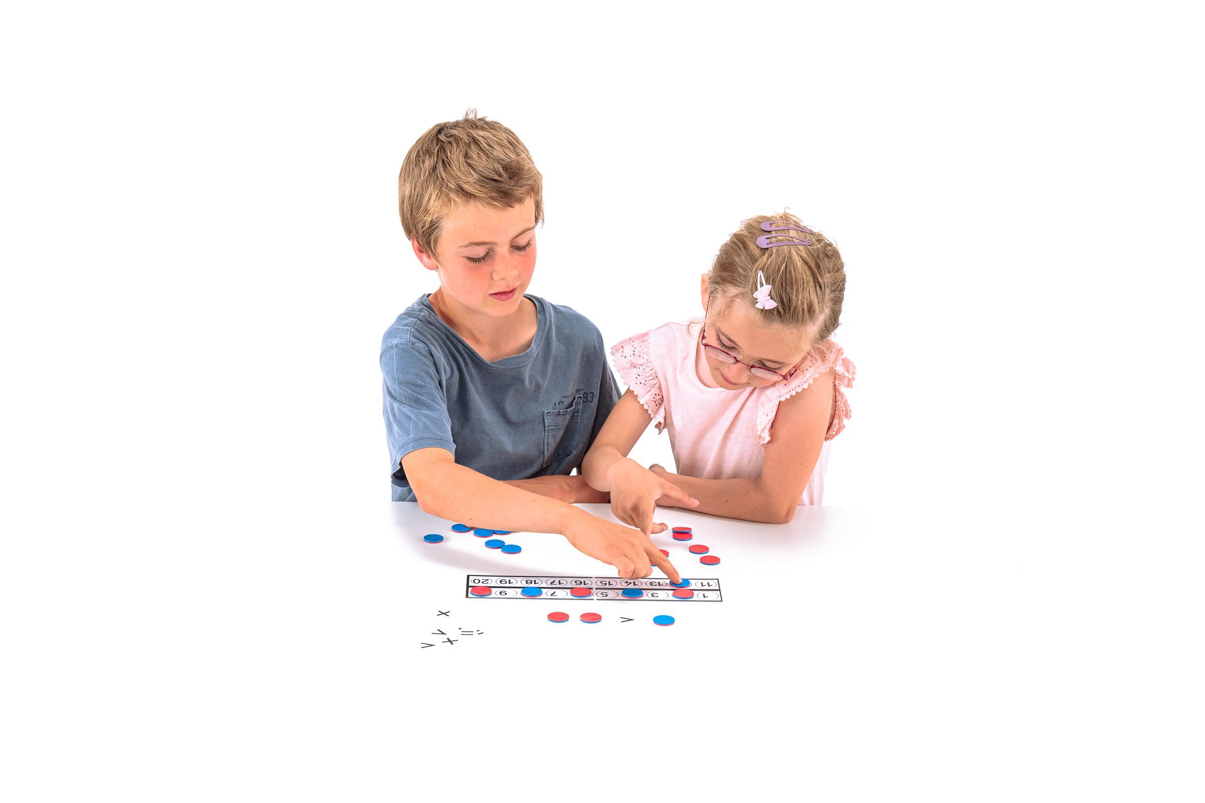 Wissner® aktiv lernen Lernspielzeug Rechenleiste mit Wendeplättchen und Rechenzeichen, RE-Plastic®, RE-Plastic®