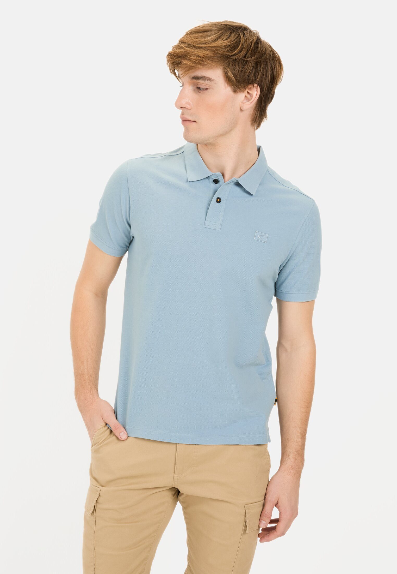 camel active Poloshirt mit Logo-Stickerei günstig online kaufen
