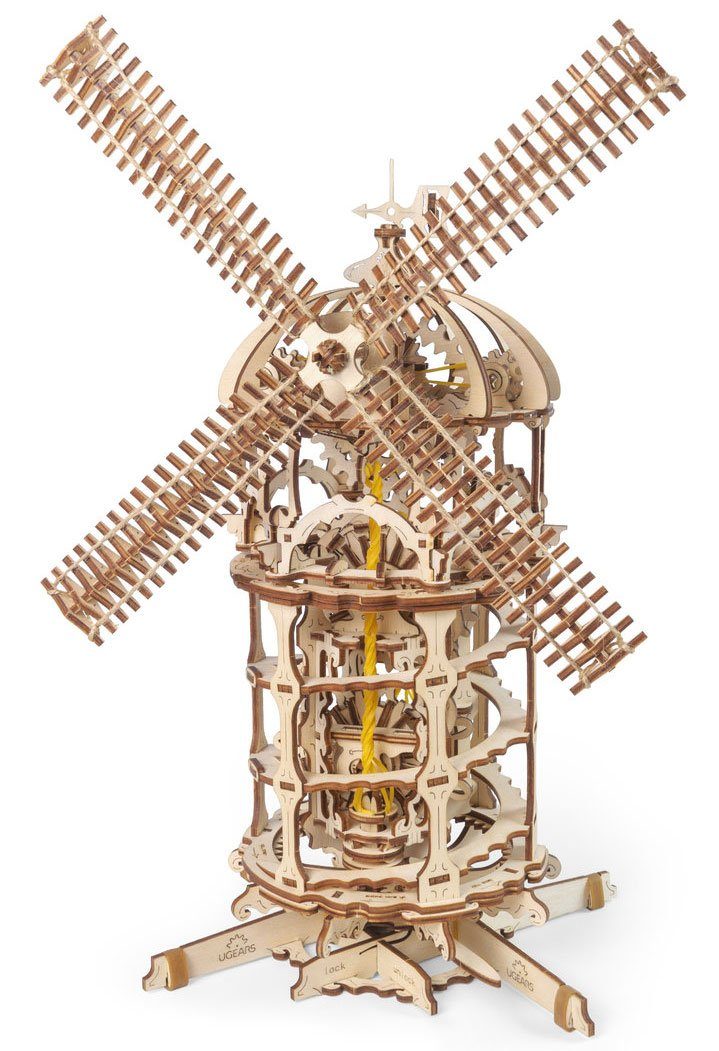 WINDMÜHLE Windmill, Puzzleteile UGEARS Modellbausatz 3D-Puzzle UGEARS 585 Holz - 3D-Puzzle Tower