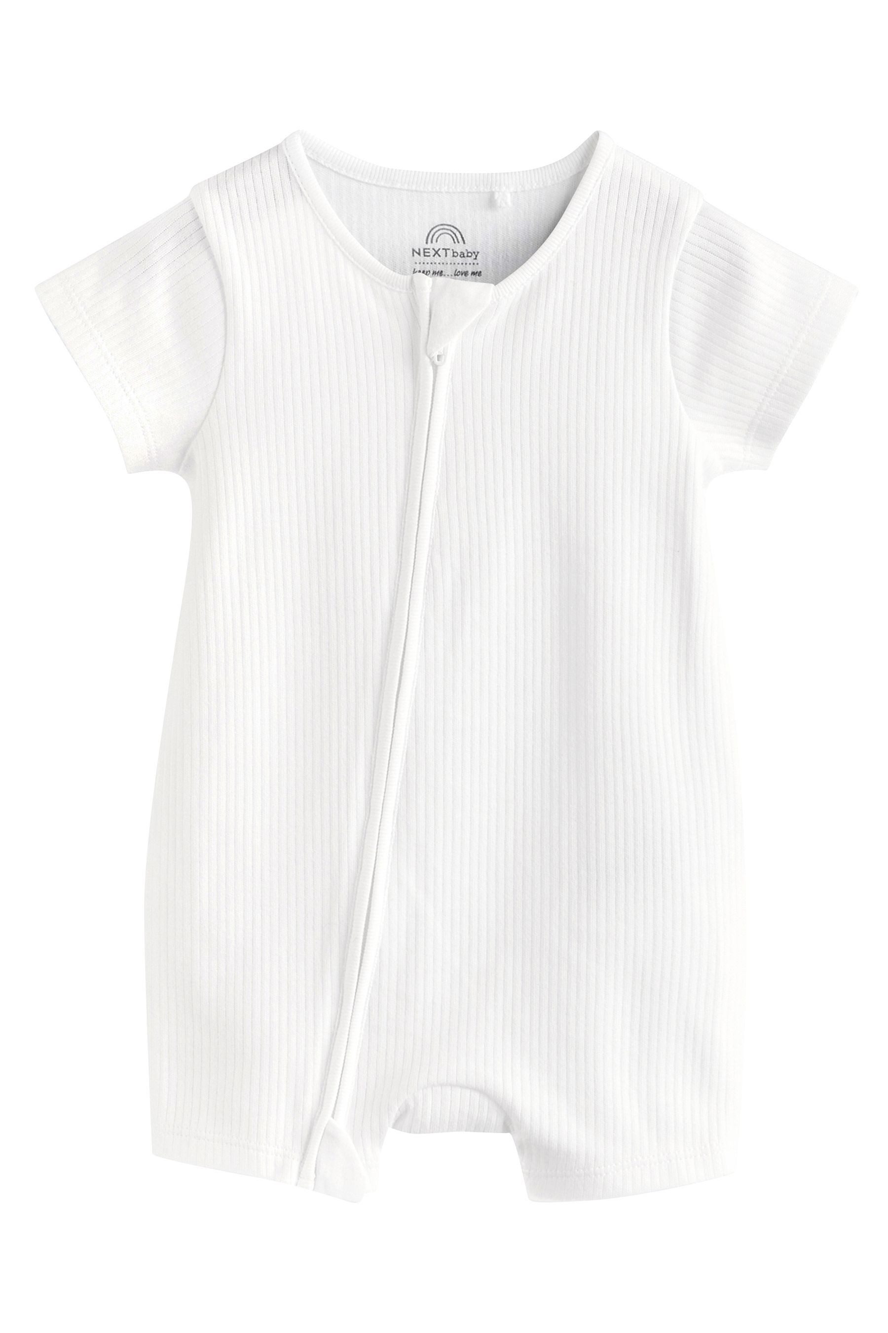 Next Strampler 3er-Pack Baby-Strampler mit 2-Wege-Reißverschluss (3-tlg)