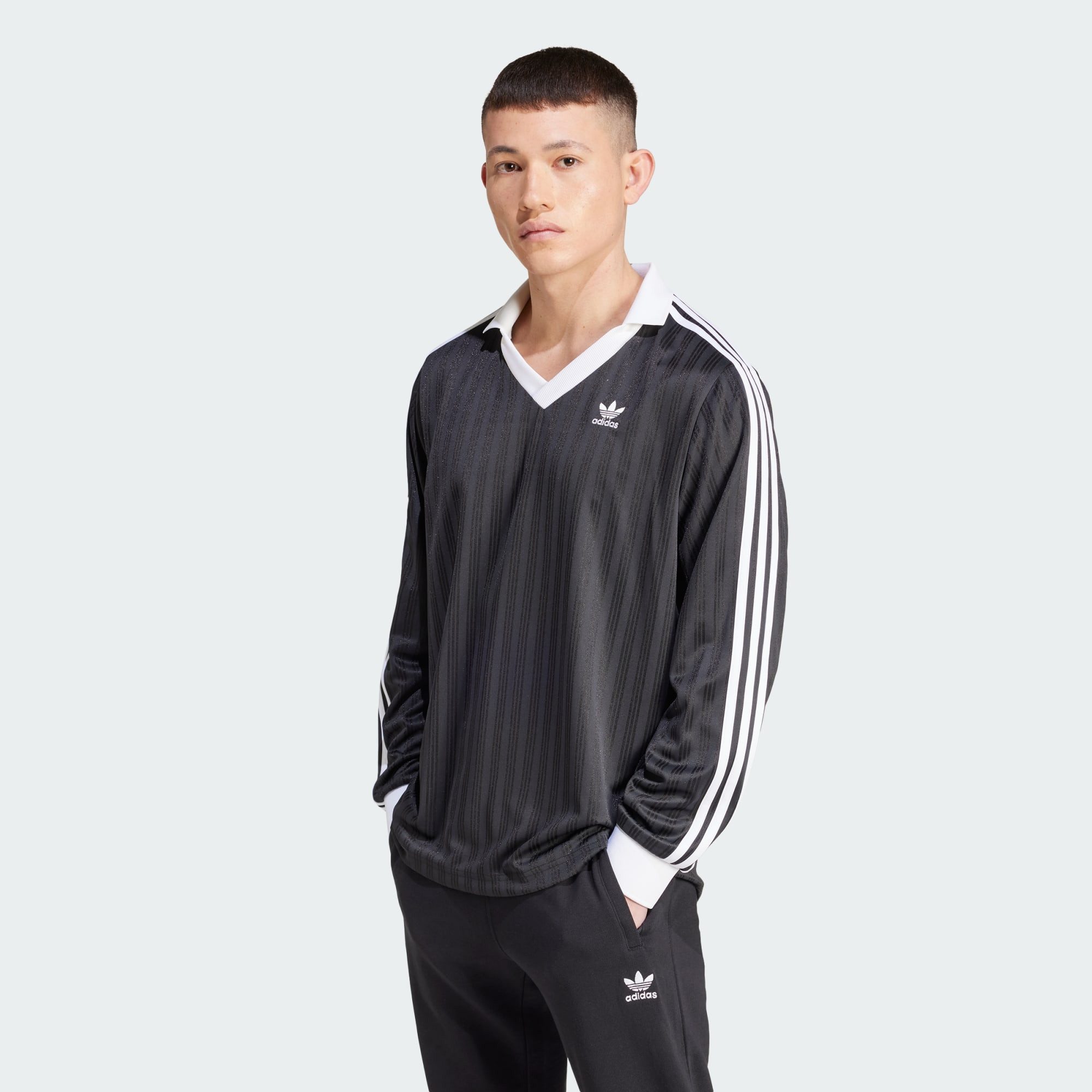 adidas Originals Langarm-Poloshirt ADICOLOR PIQUÉ FOOTBALL LONGSLEEVE