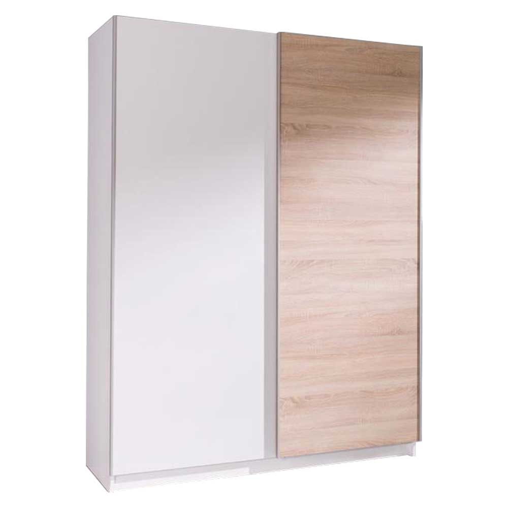 MOEBLO Kleiderschrank ADA III 150 (Schwebetürenschrank 2-türig Schrank Garderobe Schiebtüren Schlafzimmer) BxHxT:150x206x62cm