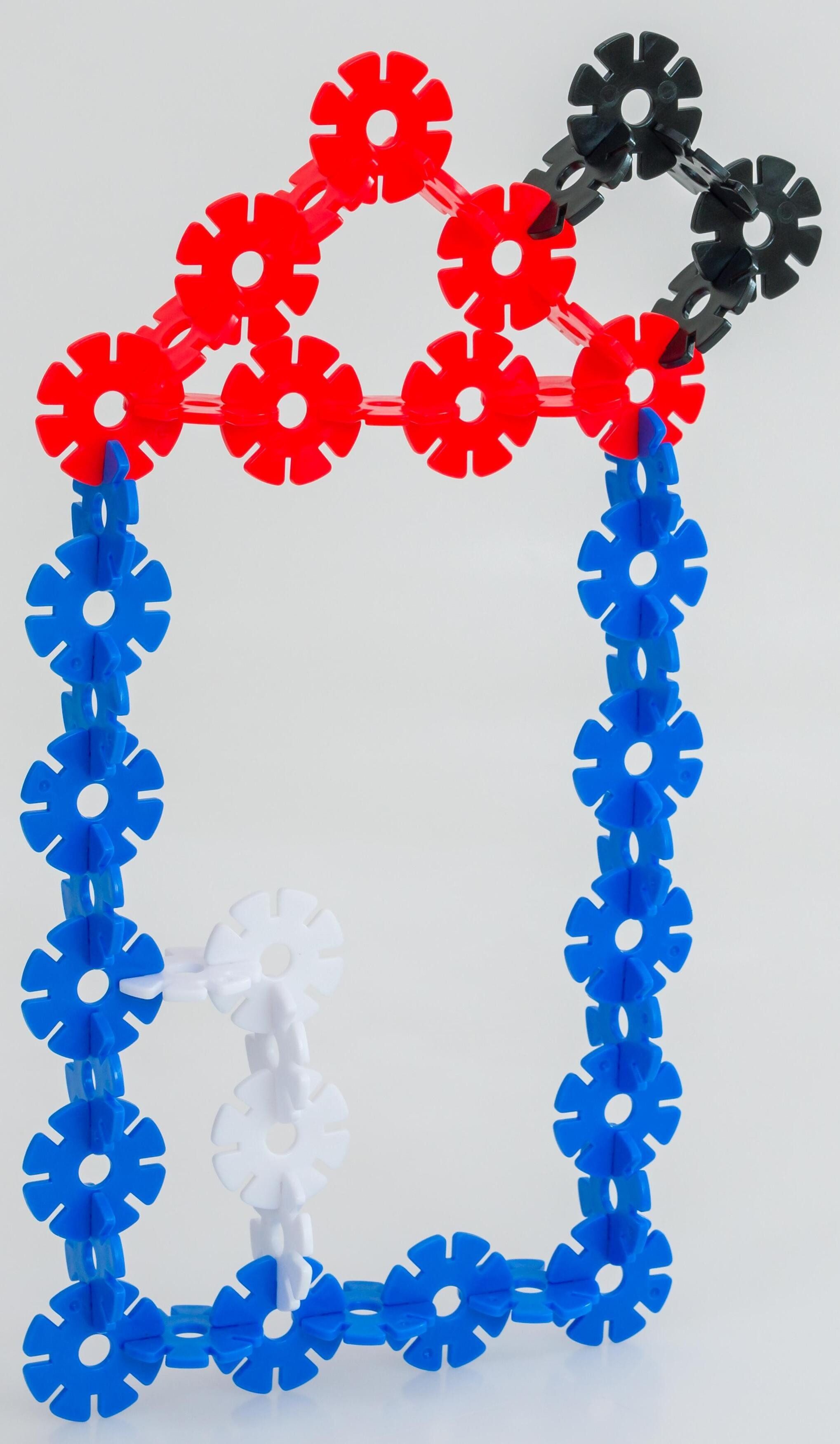 Betzold Steckspielzeug Steckblümchen, 1000-tlg. – Kreatives Steckspiel Motorik