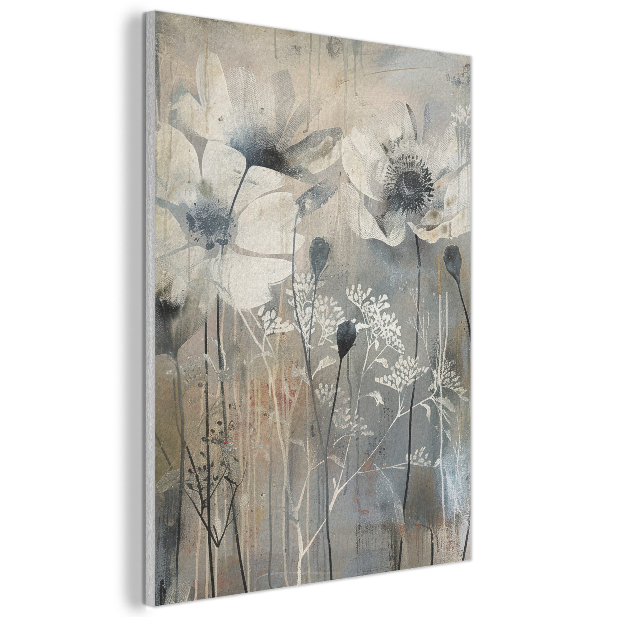 MuchoWow Gemälde Blumen - Pflanzen - günstig online kaufen