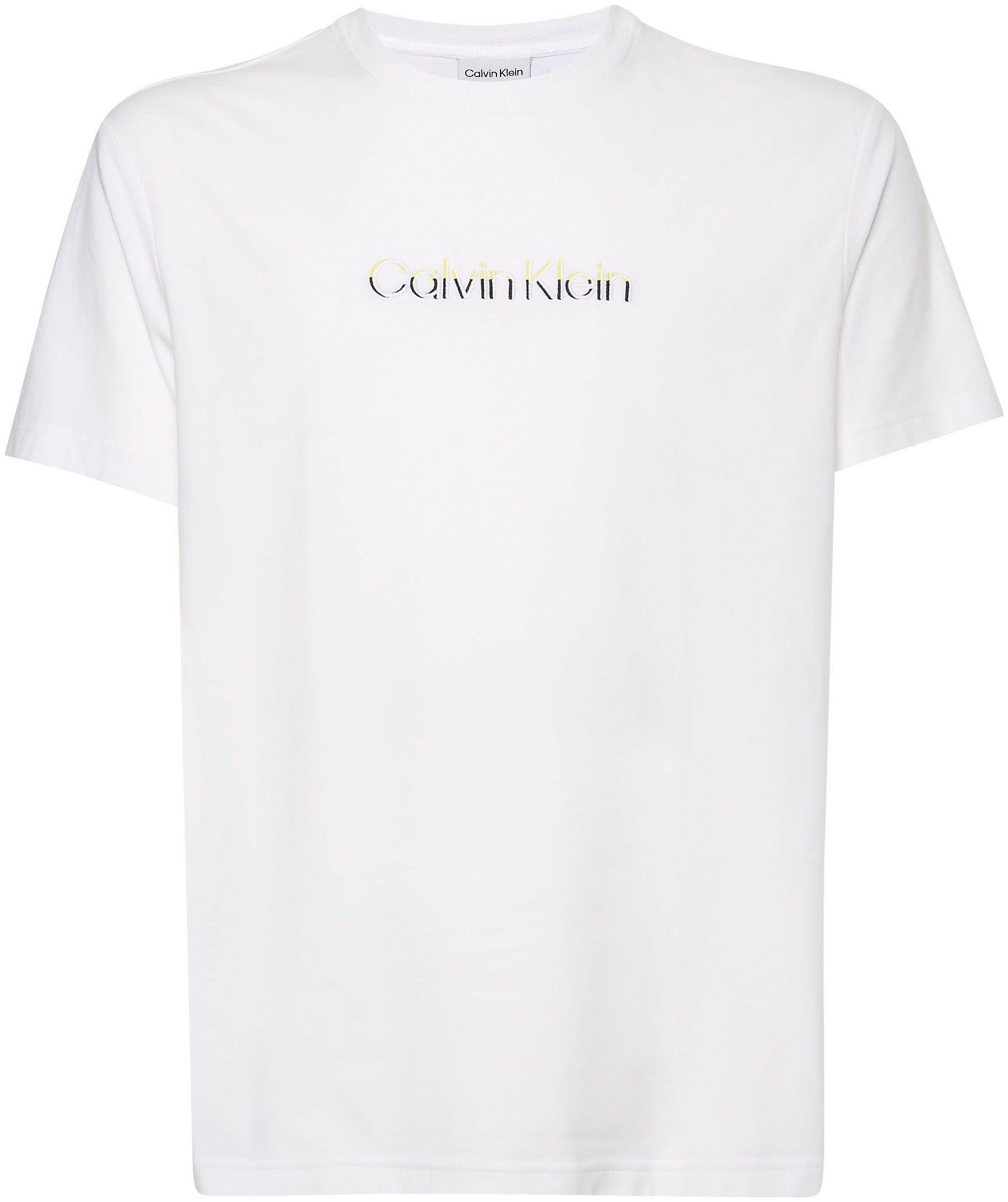 Klein LOGO T-Shirt Calvin bright MULTI COLOR white
