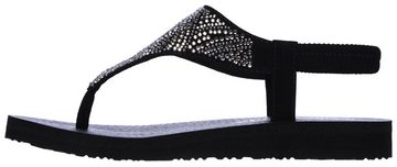 Skechers MEDITATION-NEW MOON Sandale, Sommerschuh, Sandalette, Riemchensandale, mit Strasssteinen besetzt