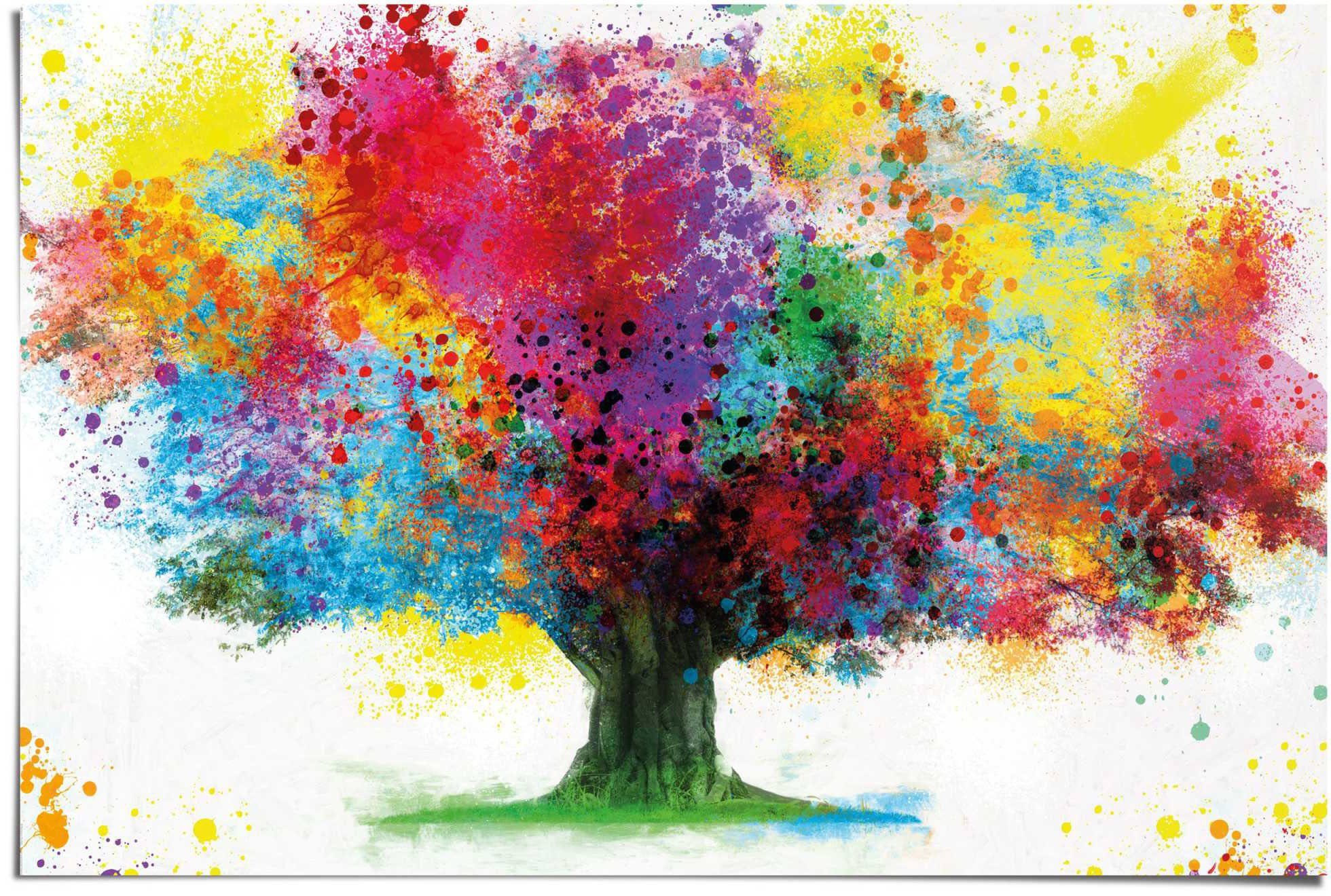 Reinders! Poster »Farbkleckse Baum«, (1 Stück)-Otto