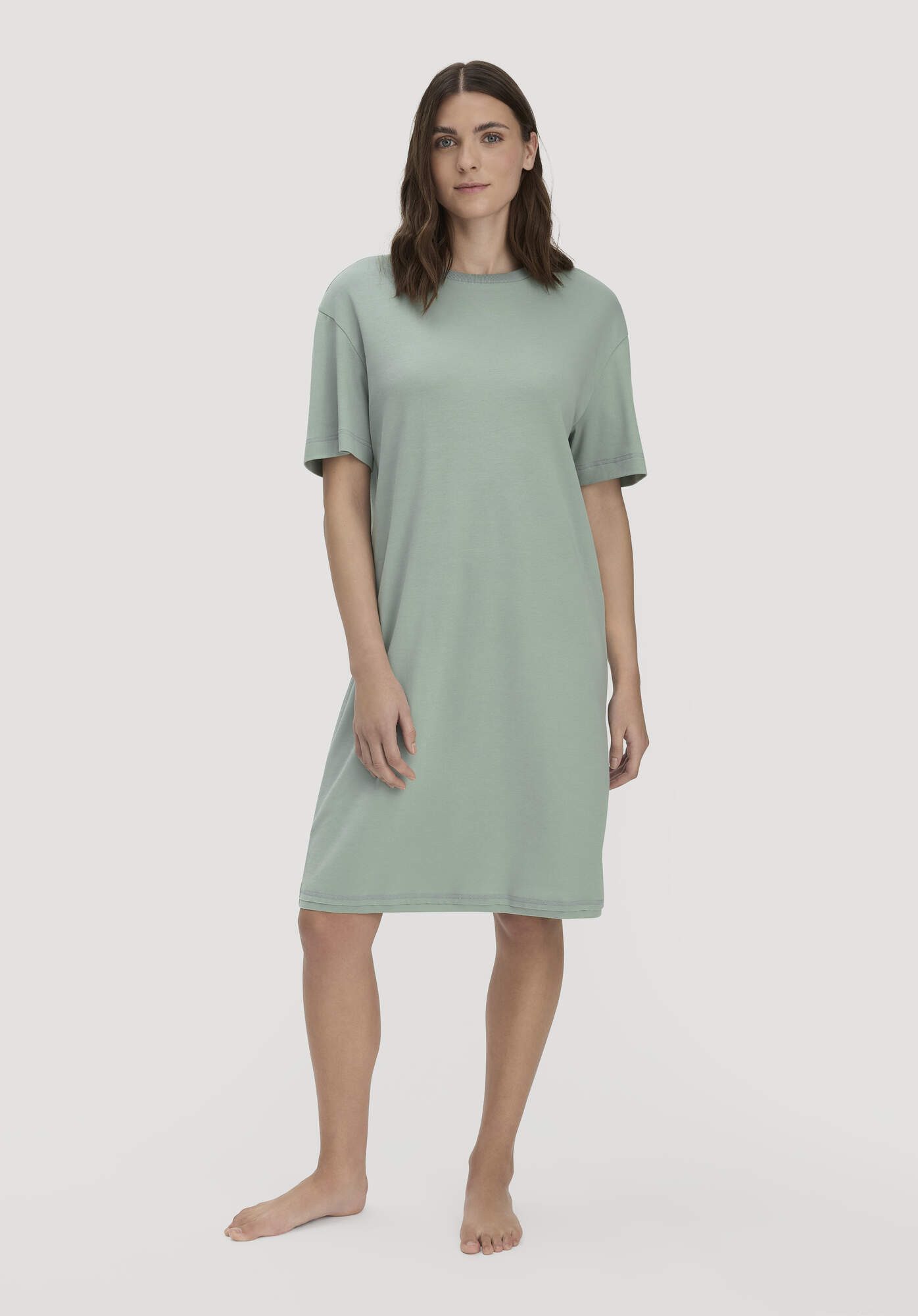 Hessnatur Nachthemd PURE NATURE aus reiner Bio-Baumwolle (1-tlg)