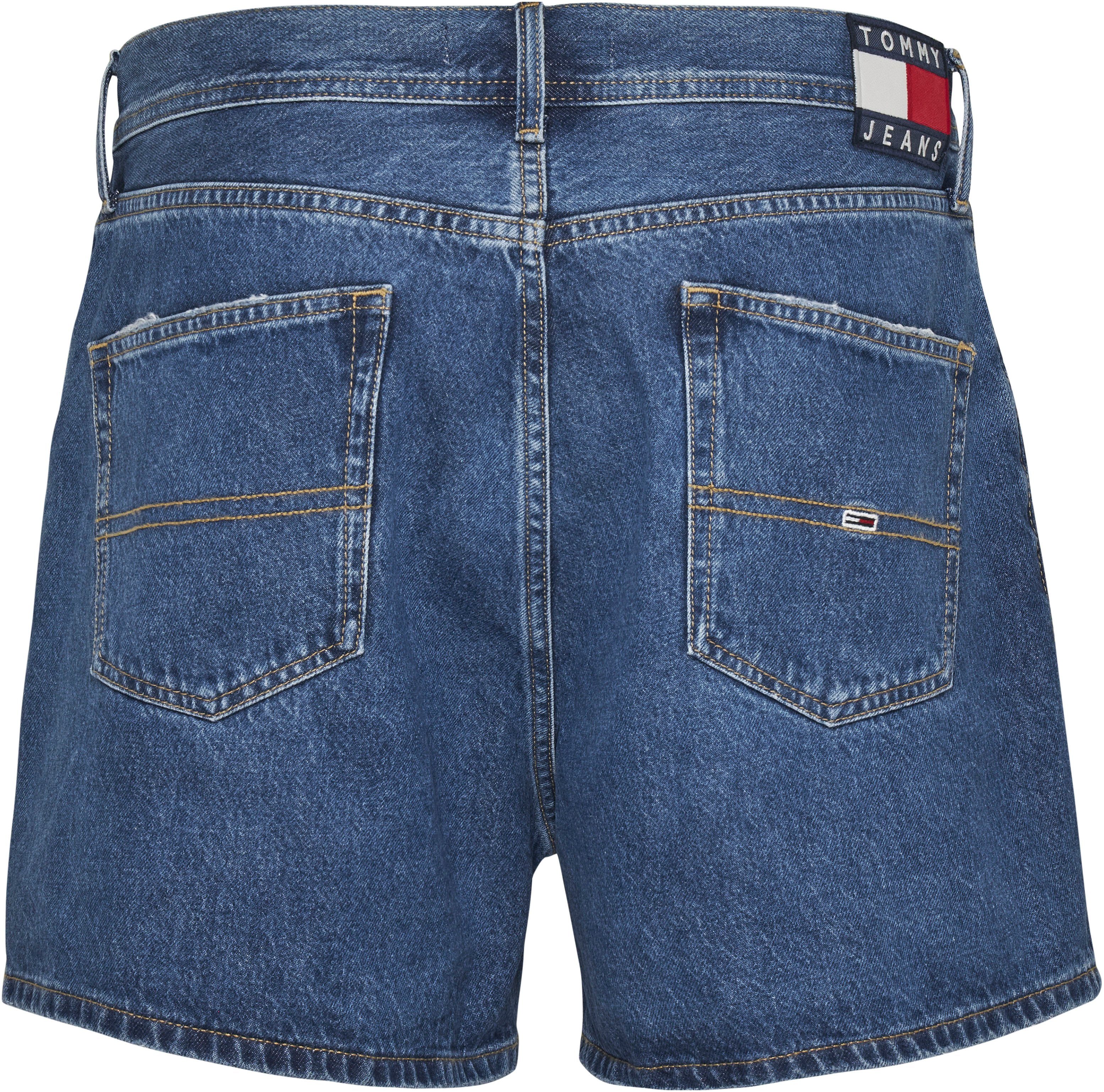 Tommy Jeans Jeansshorts BG0032 schmalem DENIM SHORT mit BEACH Bein