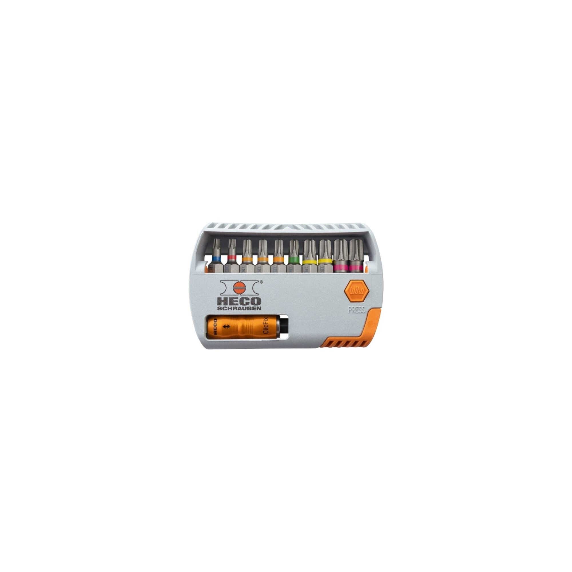 Heco Torx-Bit HECO-Bit-Selector, HECO-Drive, mit Farbkodierung 11-tlg.