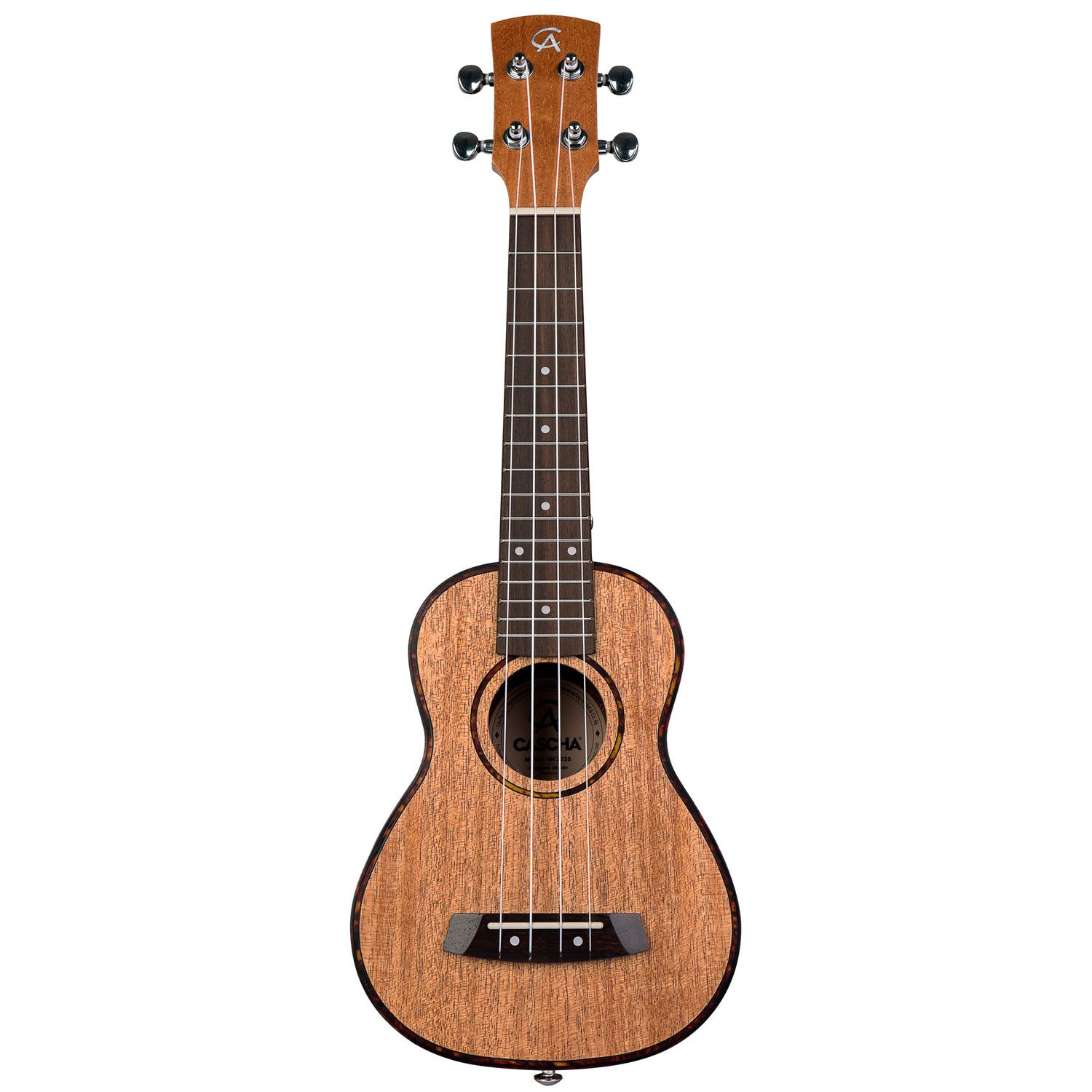 Cascha Ukulele Cascha Ukulele HH-2027 Sopran Ukulele Set, Ukulele, 1-St., Ukulele, Sopran Ukulele mit Tasche, Stimmgerät, Buch und 3 Plektren
