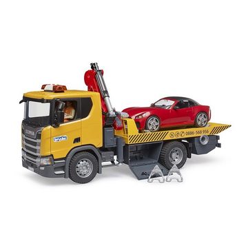 Bruder® Spielzeug-LKW 03552 Scania Super 560R Abschlepp-LKW, mit Licht & Sound und Roadster Spielzeugauto