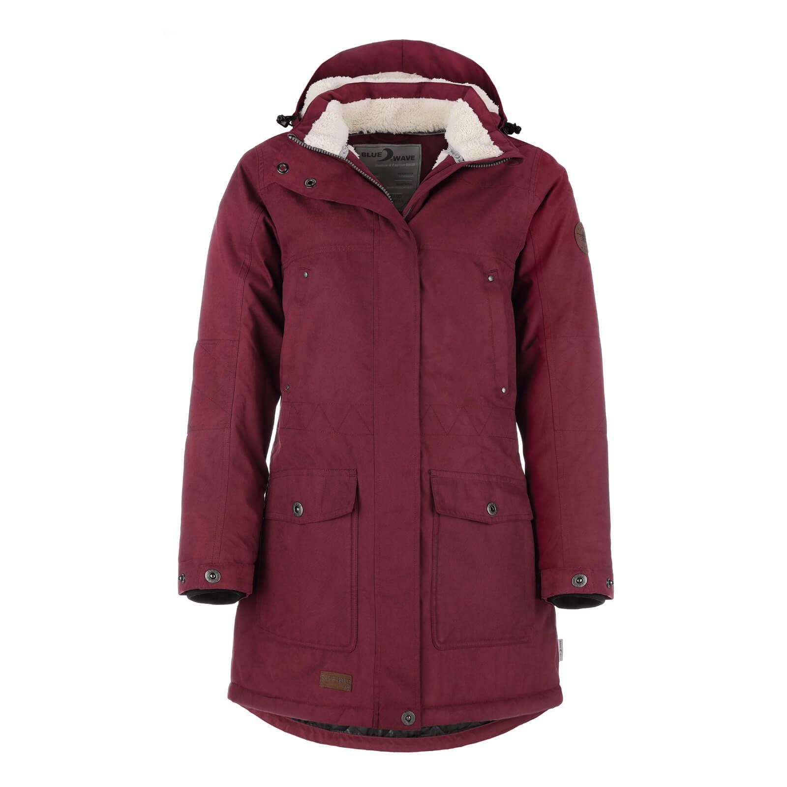 Blue Wave Parka Damen Funktionsparka Outdoor-Jacke Anke mit Fleece-Rücken u günstig online kaufen